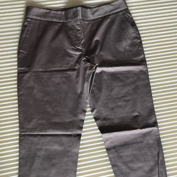 Piazza Sempione slate gray cropped pants - Picture 1 of 10